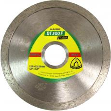 Klingspor DT 300 F Diamanttrennscheiben, 115 x 1,6 x 22,23 mm 1,6 x 7 mm, geschlossener Rand / VPE: 1 Stück
