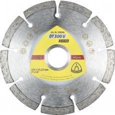 Klingspor DT 300 U Diamanttrennscheiben, 115 x 1,6 x 22,23 mm 8 Segmente 37,3 x 1,6 x 7 mm, Standardverzahnung / VPE: 1 Stück