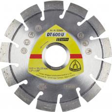 Klingspor DT 600 U Diamanttrennscheiben, 115 x 2,4 x 22,23 mm 13 Segmente 20 x 2,4 x 9 mm, Kurzverzahnung / VPE: 1 Stück
