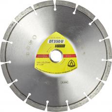 Klingspor DT 350 U Diamanttrennscheiben, 230 x 2,6 x 22,23 mm 15 Segmente 42 x 2,6 x 10 mm, Standardverzahnung / VPE: 1 Stück