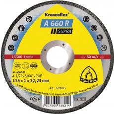 Klingspor A 660 R Trennscheiben, 115 x 1 x 22,23 mm gerade / VPE: 25 Stück