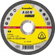 Klingspor A 60 N Trennscheiben, 115 x 1 x 22,23 mm gerade / VPE: 25 Stück