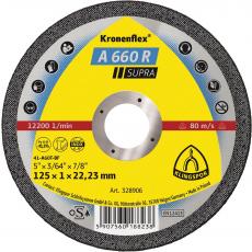 Klingspor A 660 R Trennscheiben, 125 x 1 x 22,23 mm gerade / VPE: 25 Stück