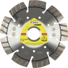 Klingspor DT 900 U Diamanttrennscheiben, 125 x 2,4 x 22,23 mm 9 Segmente 33 x 2,4 x 12 mm, Standard Turbo / VPE: 1 Stück
