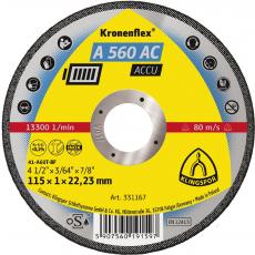 Klingspor A 560 AC Trennscheiben, 115 x 1 x 22,23 mm gerade / VPE: 25 Stück