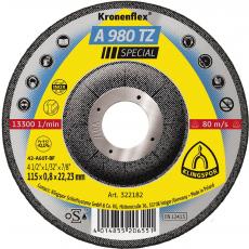 Klingspor A 980 TZ Trennscheiben, 115 x 0,8 x 22,23 mm gekröpft / VPE: 25 Stück