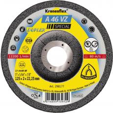Klingspor A 46 VZ Schruppscheiben, 115 x 2 x 22,23 mm gekröpft / VPE: 25 Stück