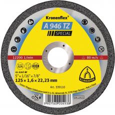 Klingspor A 946 TZ Trennscheiben, 125 x 1,6 x 22,23 mm gerade / VPE: 25 Stück