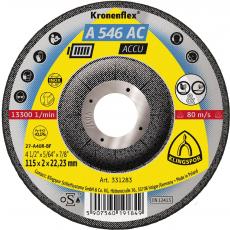 Klingspor A 546 AC Schruppscheiben, 115 x 2 x 22,23 mm gekröpft / VPE: 25 Stück