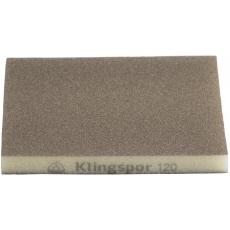 Klingspor SW 501 Schleifschwämme Aluminiumoxid, 123 x 96 x 12,5 mm Korn 220 / VPE: 100 Stück