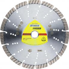 Klingspor DT 900 U Diamanttrennscheiben, 180 x 2,6 x 22,23 mm 11 Segmente 42 x 2,6 x 12 mm, Standard Turbo / VPE: 1 Stück