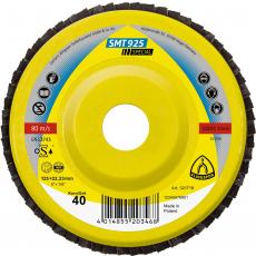 Klingspor SMT 925 Schleifmopteller, 125 x 22,23 mm Korn 40 gewölbt / VPE: 10 Stück