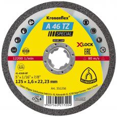 Klingspor A 46 TZ Trennscheiben X-LOCK, 125 x 1,6 x 22,23 mm gerade / VPE: 25 Stück