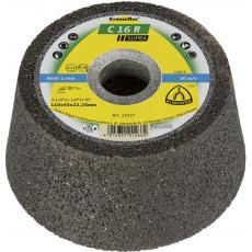 Klingspor C 16 R Schleiftopf, 110 x 55 x 22,23 mm gekröpft / VPE: 6 Stück