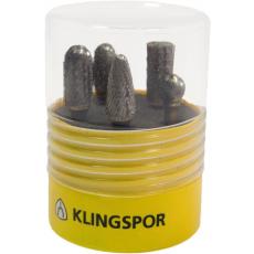 Klingspor HF100BOX5 Fräser / Set, 9,6 x 6 mm Kreuzverzahnung / VPE: 1 Stück