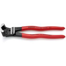 61 01 200 SB KNIPEX Bolzen-Vornschneider hochüberzugersetzt 200 mm schwarz atramentiert mit Kunststoff überzug