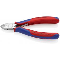 77 02 120 H KNIPEX Elektronik-Seitenschneider mit eingesetzter Hartmetallschneide 120 mm mit Mehrkomponenten-Hüllen