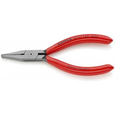 37 11 125 KNIPEX Greifzange für Feinmechanik 125 mm schwarz atramentiert mit Kunststoff überzogen