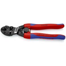 72 62 200 KNIPEX Kraft-Bündigschneider für Weichmetall und Kunststoff 200 mm schwarz atramentiert