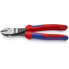 74 01 140 KNIPEX Kraft-Seitenschneider 140 mm schwarz atramentiert mit Kunststoff überzogen poliert