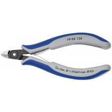 79 02 120 KNIPEX Präzisions-Elektronik-Seitenschneider 120 mm brüniert mit Mehrkomponenten-Hüllen