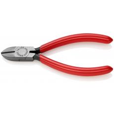 76 12 125 KNIPEX Seitenschneider für Elektromechaniker 125 mm schwarz atramentiert mit Mehrkomponenten-Hüllen