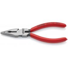 08 22 145 KNIPEX Spitz-Kombizange 145 mm schwarz atramentiert mit Mehrkomponenten-Hüllen poliert