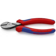 73 05 160 T KNIPEX X-Cut® Kompakt-Seitenschneider 160 mm verchromt mit Mehrkomponenten-Hüllen, mit