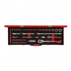 Gedore red Steckschlüsselsatz 1/4+1/2 49tlg R46004049