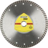 Klingspor DT 310 UT Diamanttrennscheiben, 125 x 2 x 22,23 mm 2 x 10 mm, geschlossener Rand Turbo / VPE: 1 Stück