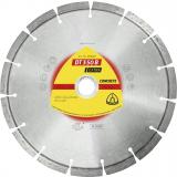 Klingspor DT 350 B Diamanttrennscheiben, 125 x 2,4 x 22,23 mm 9 Segmente 33 x 2,4 x 10 mm, Standardverzahnung / VPE: 1 Stück