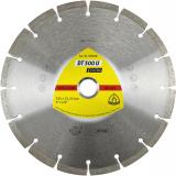 Klingspor DT 300 U Diamanttrennscheiben, 180 x 2 x 22,23 mm 13 Segmente 38,1 x 2 x 7 mm, Standardverzahnung / VPE: 1 Stück