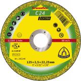 Klingspor C 24 EX Trennscheiben, 125 x 2,5 x 22,23 mm gerade / VPE: 25 Stück