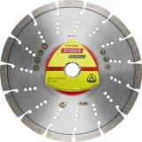 Klingspor DT 900 B Diamanttrennscheiben, 115 x 2,4 x 22,23 mm 8 Segmente 33 x 2,4 x 12 mm, Standardverzahnung / VPE: 1 Stück