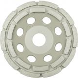 Klingspor DS 300 B Diamantschleifteller, 100 x 7 x 22,23 mm 14 Segmente 7 x 5,5 mm, 2-Reihig Reduzierring 16 / VPE: 1 Stück