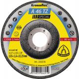 Klingspor A 46 TZ Trennscheiben, 115 x 1,6 x 22,23 mm gekröpft / VPE: 25 Stück
