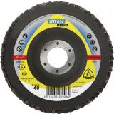 Klingspor SMT 636 Schleifmopteller Multibindung, 125 x 22,23 mm Korn 40 gewölbt / VPE: 10 Stück