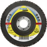 Klingspor SMT 924 Schleifmopteller Keramik, 125 x 22,23 mm Korn 40 gewölbt / VPE: 10 Stück