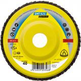 Klingspor SMT 925 Schleifmopteller, 125 x 22,23 mm Korn 40 gewölbt / VPE: 10 Stück