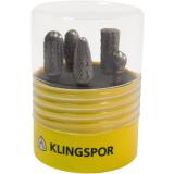 Klingspor HF100BOX5 Fräser / Set, 9,6 x 6 mm Kreuzverzahnung / VPE: 1 Stück