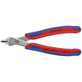 78 31 125 KNIPEX Electronic Super Knips® 125 mm brüniert mit Mehrkomponenten-Hüllen brüniert