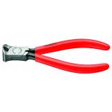 69 03 130 KNIPEX Vornschneider für Mechaniker 130 mm verchromt mit Kunststoff überzogen