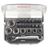 Gedore red Steckschlüsselsatz 1/4 SW6-13mm +Bits 23tlg R49005023